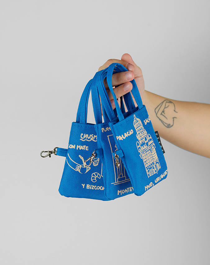 Charm mini totebag